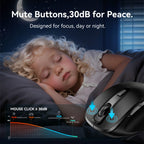 Vention Wireless Bluetooth 5.1 Mouse USB 2.4G Dual-Mode Ergonomic 4000 DPI Mute 6 Button Mouse for MacBook Tablet Laptop PC Mice