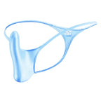 YAULAANG Sexy men's gloss gay underwear oily G-Strings thong Shiny low-waisted High Elasticity mens lingerie
