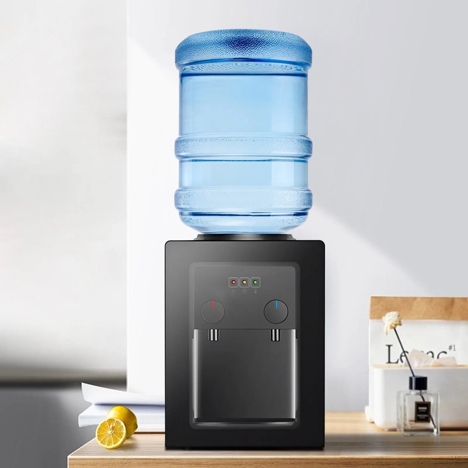 Desktop Electric Water Dispenser Independent Hot and Cold Coffee Office Water Dispenser 550w 85-95 ℃