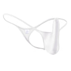 YAULAANG Sexy men's gloss gay underwear oily G-Strings thong Shiny low-waisted High Elasticity mens lingerie