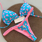 New Bikini Women Swimsuit Beach Vacation Swimwear Leopard Printed Sexy Bikini Set Beachwear Swimsuit Thong Bathing Suit Biquinis