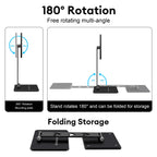 ZEUSLAP Rotating Portable Monitor Desk Metal Stand Holder For VESA Mount monitor