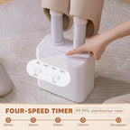 220V Shoe Dryer Electric Timing Dryer Retractable Fast Drying UV Sterilization Household Travel Foldable Shoes Boot Socks Gloves