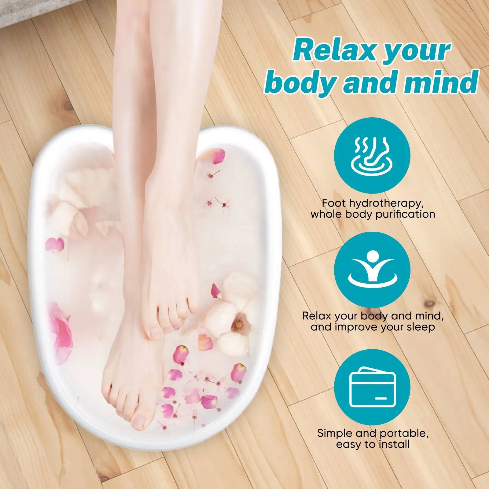 Detox Ionic Foot Spa Bath Machine Massage Foot Ionic Detoxification Relieves Fatigue Promote Good Health And Full For Vitality