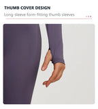 SVEIC Women's Two Piece Tracksuit Yoga Set Long Sleeve Jacket High Waisted Leggings Breathable Gym Clothes For Women Sportswear