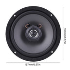 4/5/6 Inch Automobile Audio HiFi Music 12V 2 Way Car HiFi Coaxial Speaker 4 Ohms Full Range Frequency Auto Audio 300W/400W/500W