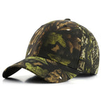 Baseball Cap Leaf Biomimetic Camouflage Hat Outdoor Wild Training Camouflage Mountain Climbing Hat Fishing Sunshade Cap