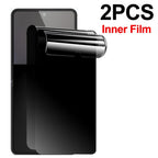 4in1 Privacy Screen Protector Inner & Outer Anti-Spy Hydrogel Films for Samsung Galaxy Z Flip 7 Flip7 Anti-peeping Protectors