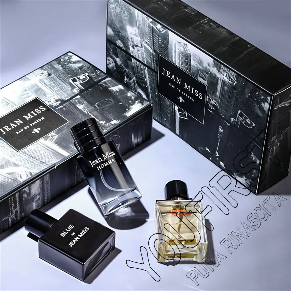 High Quality Men Perfume Hombre 90ml Gift Box 3pcs Set Colognes Scent Fascination Man Perfumes Masculinos Lasting Parfum Heren Secondary image