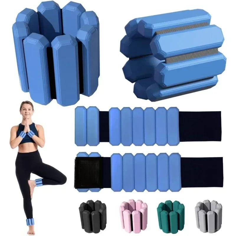 Wrist & Ankle Weights for Women Men Adjustable Arm & Leg Weights Wearable Weighted Bracelet for Yoga Running Cardio Gym Workouts Main image