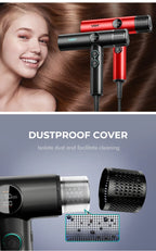VGR Hair Dryer Professional Hair Dryer BLDC Motor Hair Styling Blow Dryer Machine 110000 RPM Negative Ion Salon Air Blower V-401