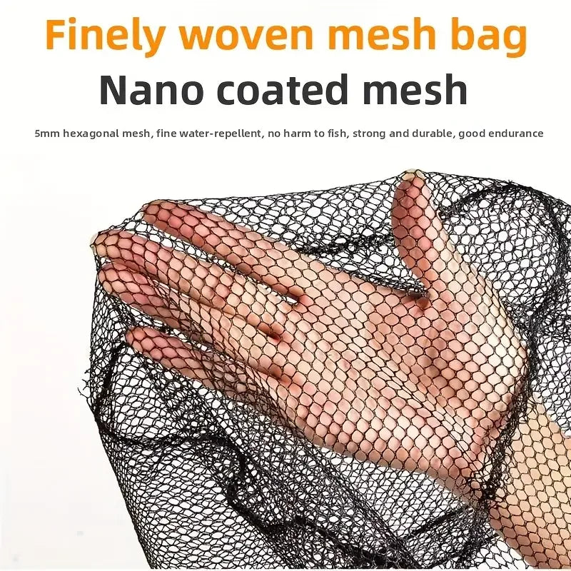1Ultra-lightweight Foldable Fishing Net - Durable Aluminum Alloy Telescopic Handle - Ideal for any fishing adventure - Essential