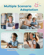 AWATRUE HK05 Kids Study Wired Children'S Headphones Stereo Sound Headset Kids Earphone with Mic Music Headset Limited Volume
