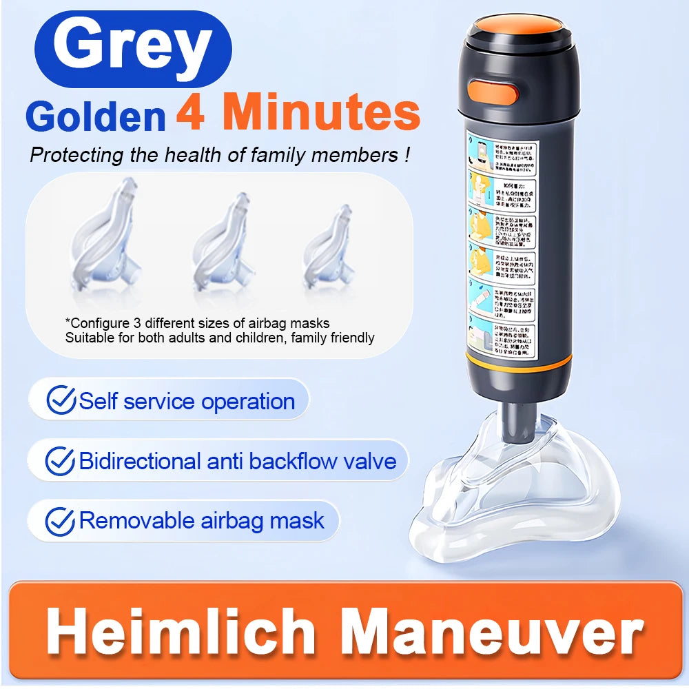 Automatic Choking Rescue Device Travel Home Cpr Choking Emergency Device Adult Children Portable Asphyxia Rescue Machine