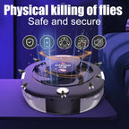 CHIGO Flycatcher Rechargeable/USB Electric Fly Trap Safety Indoor Flytrap Outdoor Insect Pest Catching Tool For Kitchen Garden