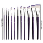 7/11pcs Professional painting brush set, wide and delicate brushes for artistic makeup and design, facial and body art brushes
