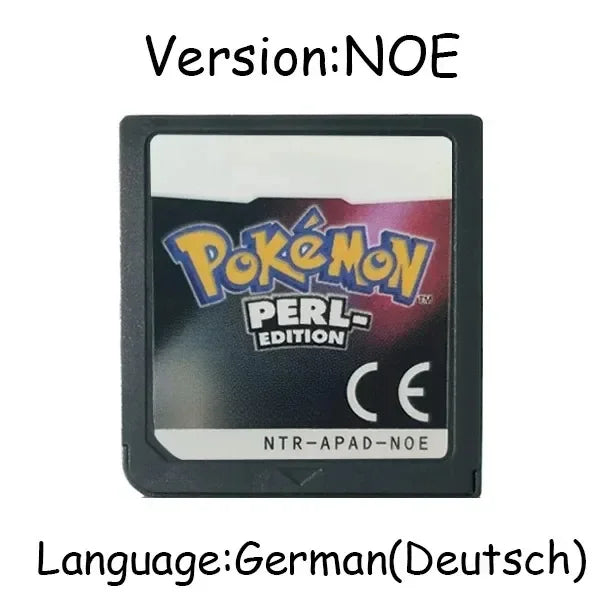 Pokemon Series DS Game Cartridge Video Game Console Card HeartGold SoulSilver Diamond Platinum Pearl Multilingual for NDS 3DS