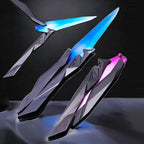 Tactical Shooter Foldable Butterfly Blade - 3D Engraved Collectible Toy Portable Melee Gear for Cosplay/Gaming Accessory Gifts