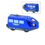 Train Track Wooden Train Toys Magnetic Set Electric Car Locomotive Diecast Slot Fit All Wood Brand Biro Railway Tracks For Kids