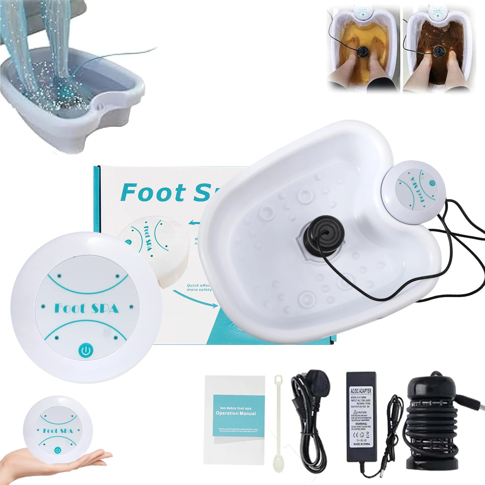 Detox Ionic Foot Spa Bath Machine Massage Foot Ionic Detoxification Relieves Fatigue Promote Good Health And Full For Vitality