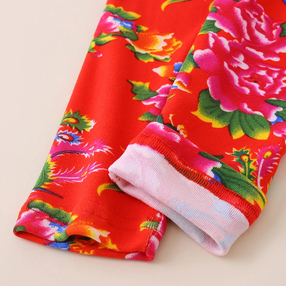 3/4-piece Autumn/Winter Children's Multi-color Combination Fashionable Slim Fit Leggings For Girls Sports And Casual Warm Pants