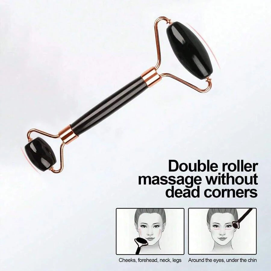 Double Chin Reducer Massage Roller Gua Sha Face Roller Facial Roller Skin Care Tools  Resin Facial Massage For Face, Eyes, Neck