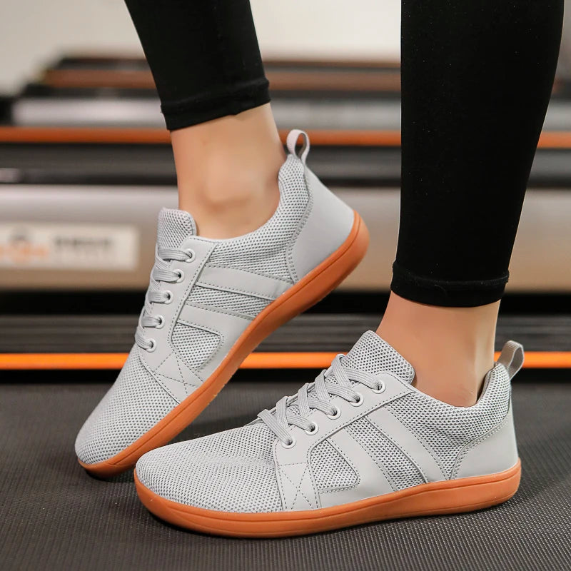 FANCYLEE Classic Women's GAT Barefoot Sneakers Retro Suede Minimalist Walking Shoes Wide Fit Zero Drop Casual Shoes Size 36-41