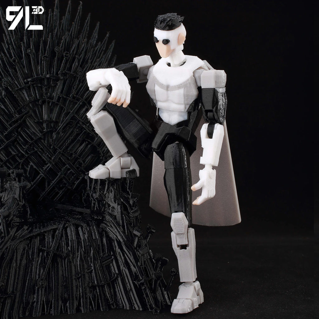 9L3D Superhero Team Invincible Boy Heroes Action Figure Lucky13 Dummy13 Multi-Colored T13 Multi-Jointed Collectible Toys Titan13