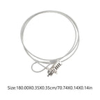 1.8M 3.5mm Laptop Security Cable Lock | 1-Digit Combination Anti-theft Steel Cable Lock for Business Laptops & Tablets