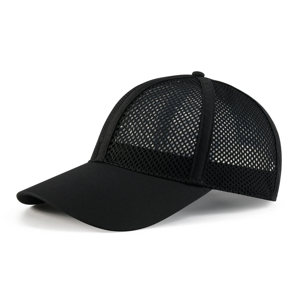 VOBOOM Breathable Full Mesh Baseball Cap for Men Women Lightweight Trucker Sports Hats  Quick Dry Outdoor Running Cap