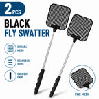 Expandable Fly Swatter Mosquito Killer Stainless Steel Swatting Device Household Indoor Outdoor Pest Control Tool