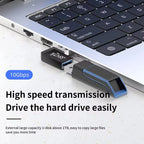 NNBILI USB3.0 Male to Female Right Angle Extension Adapter USB Upward Elbow 90 Degree Adapter 10Gbps For Laptop PC Connector
