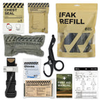 Rhino Rescue Trauma Kit,Combat Survival Gear Medical Kit,Tactical for Emergency First Aid, IFAK Refill Supplies