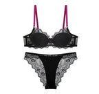 Sexy Lace Bra & Panty Set Minimizer Anti-Sag Full Coverae Adjustable Underwire Big Bust Support Thin Side Support No Spillageg