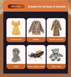 Lenovo Lint Remover Clothing Hairball Trimmer Clothes Sweater Fabric Shaver LED Display 6 Blade Portable Fabric Remove Machine