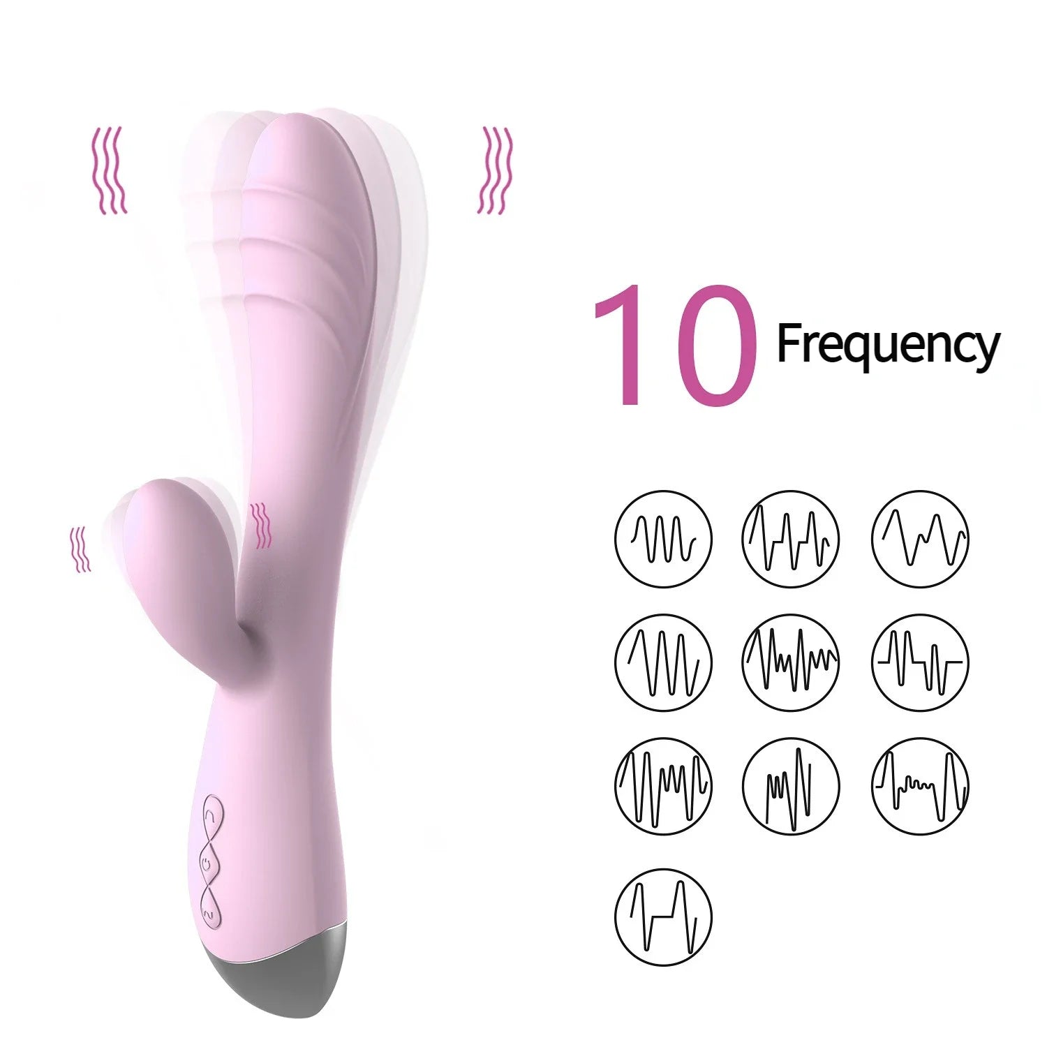 Dildo Vibrator For Women Powerful G-Spot Clitoris Stimulator Vagina Massager AV Wand Female Masturbator Sex Toys for Adult 18+ Secondary image