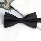 1PCS Bow Ties Butterfly Party Wedding Men Tie Black Adjustable Bowknot Bowtie Classic Butterfly Adult Accessories Business Gift