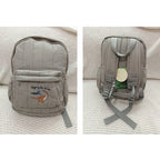 2025 New Design Cartoon Childrens Backpack Animal Embroidery Pattern School Bag Boys Girls Toddler Kindergarten Kids Backpack