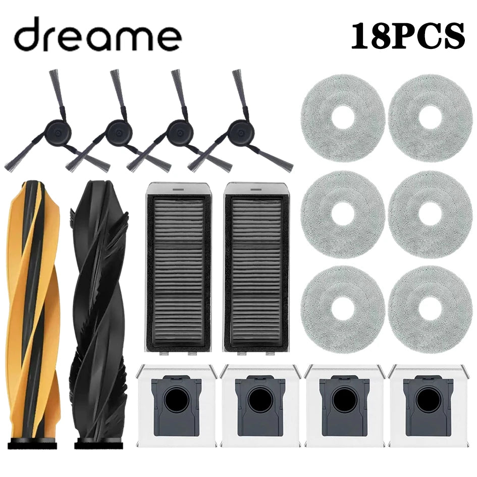 Dreame X50 Ultra/X50 Master/L50 Pro Ultra/L40S Pro Ultra/L40s Ultra/MOVA V50 Ultra Parts Main Brush Filter Mop Cloth Dust Bag