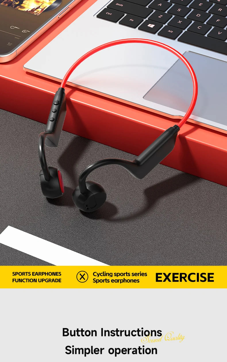 OnePlus Bluetooth Earphones Bone Conduction Headphone Wireless Open Headset Hands-free Waterproof Sports Earphones With Mic
