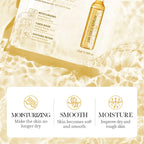 10pcs SADOER 24K Gold Vitamin C Hyaluronic Acid Face Mask Facial Moisturizing Firming Hydrating Facial Masks Skin Care Products
