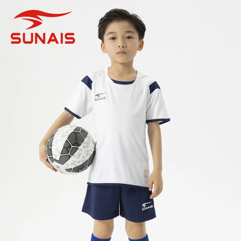 SUNAIS 2026 New Knight 2 Kids Football Jersey Set Breathable Comfort Match Training Kit  720135