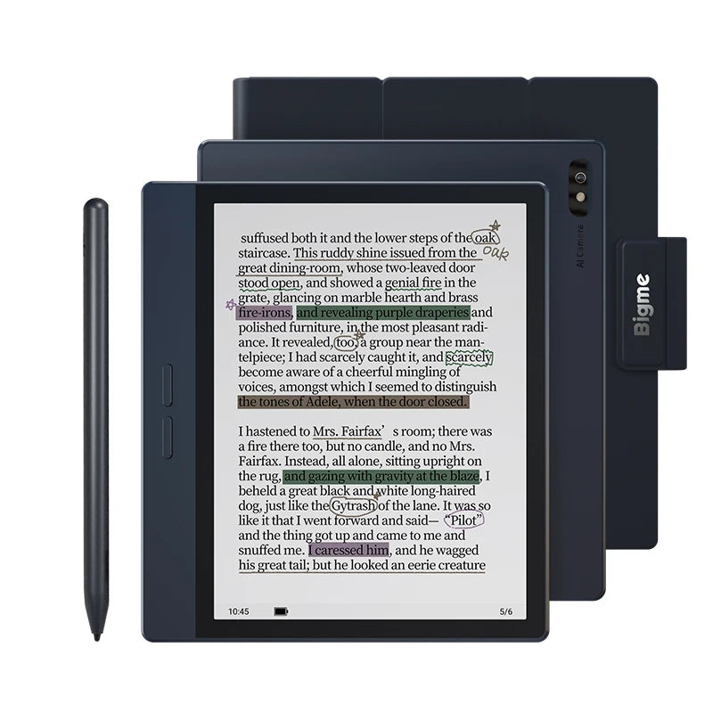 Bigme B7 ebook reader, 7-inch color e-ink screen electronic book, 300PPI, Android14 OS, 8GB+128GB, ePaper tablet with 4G calling