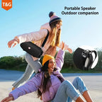 TG534 Portable Wireless Stereo Speaker With Dual Speakers, TWS Stereo Hands-Free Call/FM/TF Card/U Disk, Connect Mobile Phone/Ta
