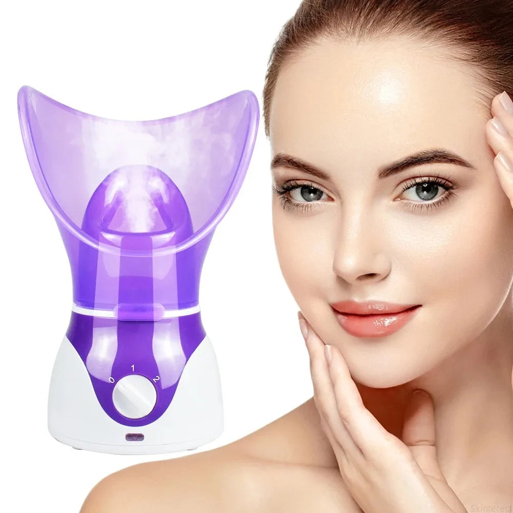 Face Steamer Facial Heating Sprayer Skin Moisturizing Pore Cleaner Facial Hot Fog Steamer Home SPA Machine Care Skin Humidifier
