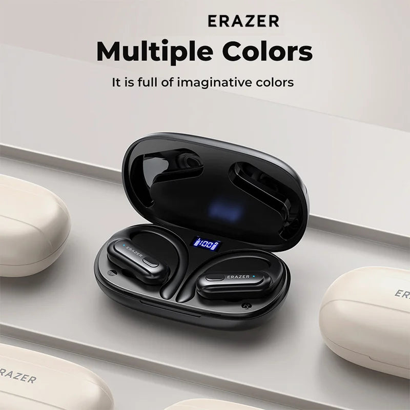 ERAZER XT60PRO Sports Wireless Headphones Bluetooth Earphones Earbuds Noise Reduction Headset with Mic Earhook