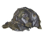Men's Camouflage Boonie Hats 3D Leaves Camo Tactical Cap Ghillie Caps Hunter Sniper Hats Fishing Sunshade Hunting Accessories