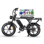 High-looking electric motorcycle, 750W motor, 48V 15AH battery, can be used for transportation and off-road electric bicycles