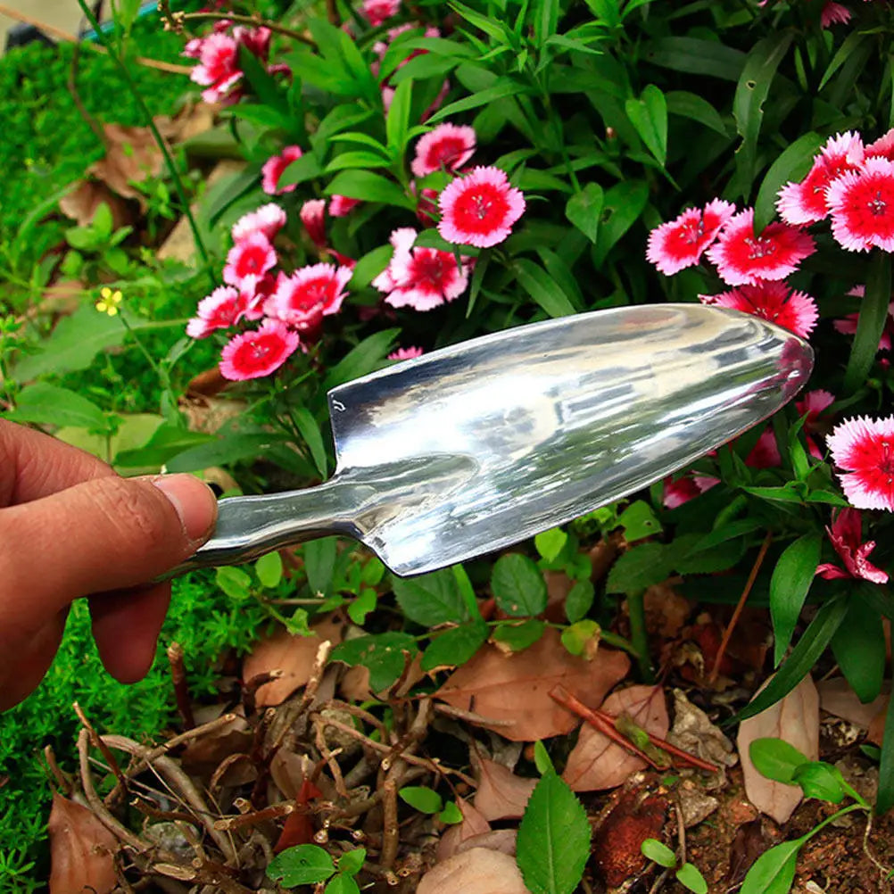Multifunctional Gardening Shovel Aluminum Alloy Transplanting Tool for Soil Loosening Weeding Planting Bonsai Garden Spatula Image secondaire du produit