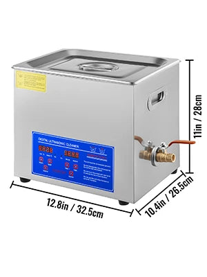 VEVOR Ultrasonic Cleaner Ultrasound Cleaner Portable Ultrasound cleaning Machine Multifunction 1.3L-30L Diswasher Home Appliance